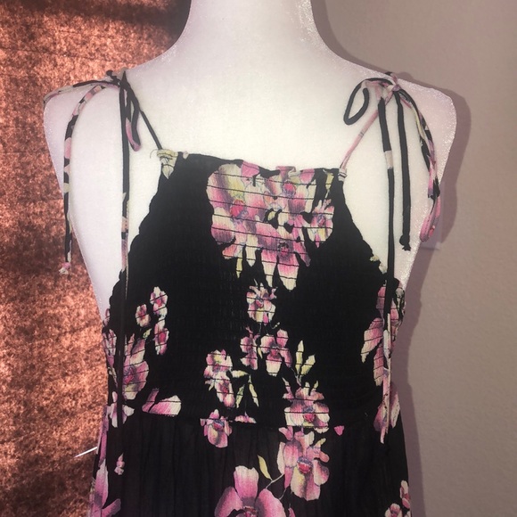 Free People Garden Party Onyx Floral Maxi Dress - Picture 10 of 12
